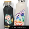 Powder Coated Metal Bottles rotary digital print